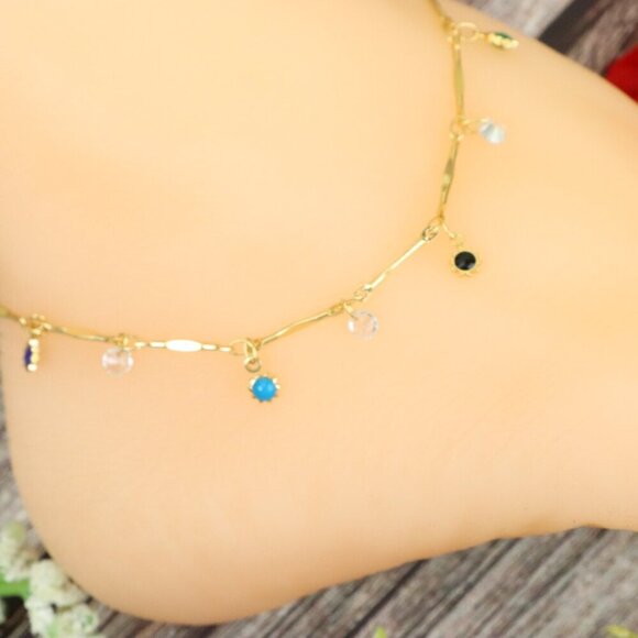 "Elegant Handmade Anklet – Delicate Jewelry for Women, MAR091883 - Picture 3 of 10